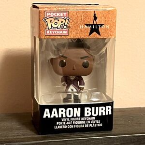 RARE! NIB Funko Pocket Pop Vinyl Hamilton’s Aaron Burr Figure Keychain